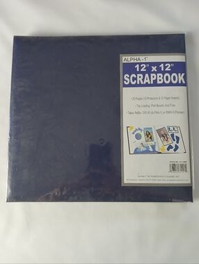 New Pioneer Alpha-1 12" X 12" Scrapbook In Bay Blue